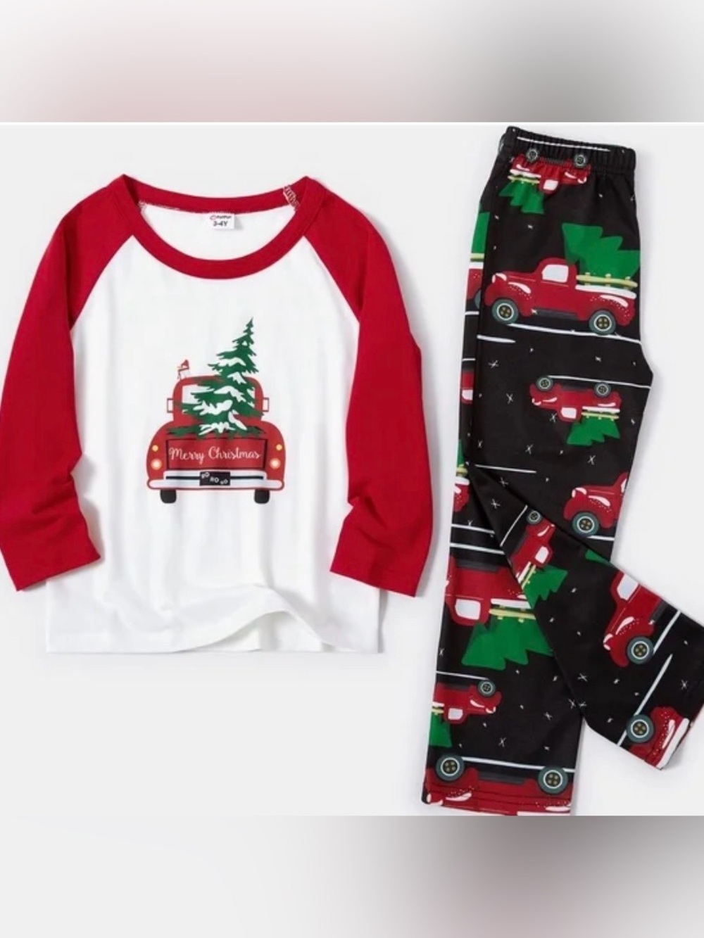 Pat pat women’s size large red truck holiday pajama Christmas set new with tags